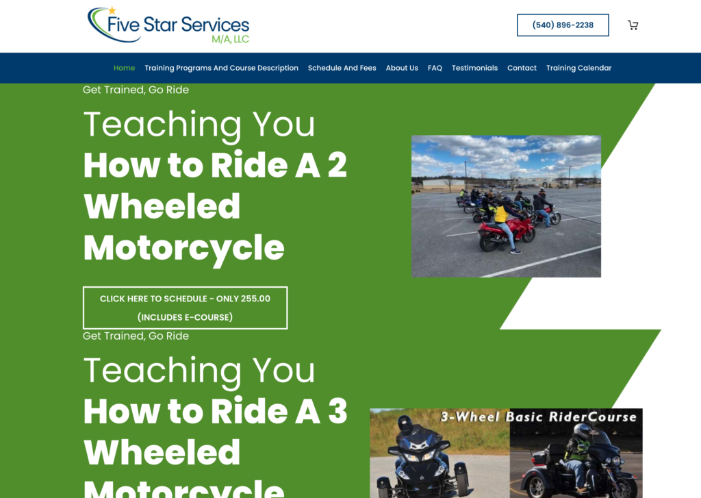 Five Star Services Motorcycle Academy